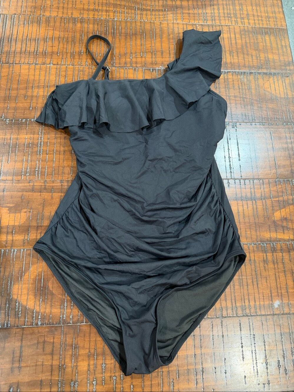 Tempt me black Fidel one piece 12 L removable strap swimsuit